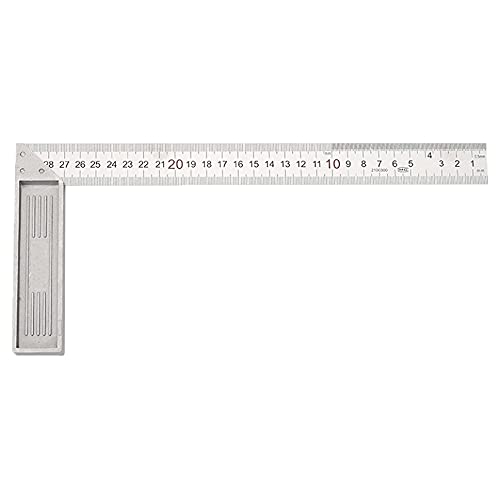 Metal Right Angle Ruler Framing Square L Shape Square Ruler for Carpenter, Engineer, Craftsmen