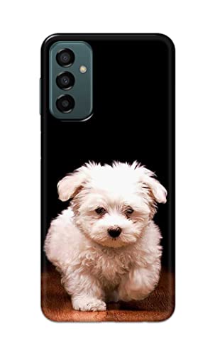 Image of PRINTFIDAA� Printed Hard Back Cover Case for Samsung Galaxy F23 5G | Samsung Galaxy M23 5G Back Cover (Puppy Dog) -2808