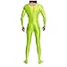 Men Fashion Shiny Full Bodysuit Metallic Glossy Jumpsuit Romper Club Party Workout Solid Color Cosplay Costume