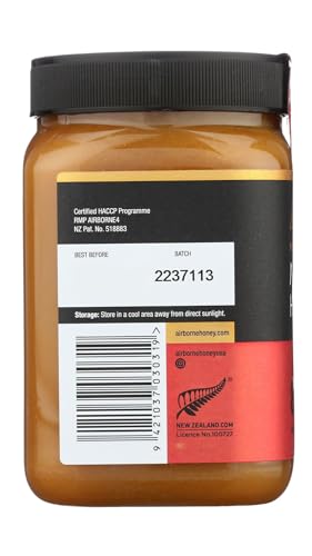Miel Manuka Airborne 100% Pura Nueva Zelanda 17.6 oz miniatura 2