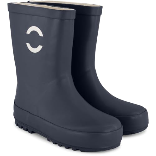 Mikk-line Gummistiefel für Kinder | Blue Nights Regenstiefel Gefüttert | Wasserdichte Kinderstiefel | Regenschuhe