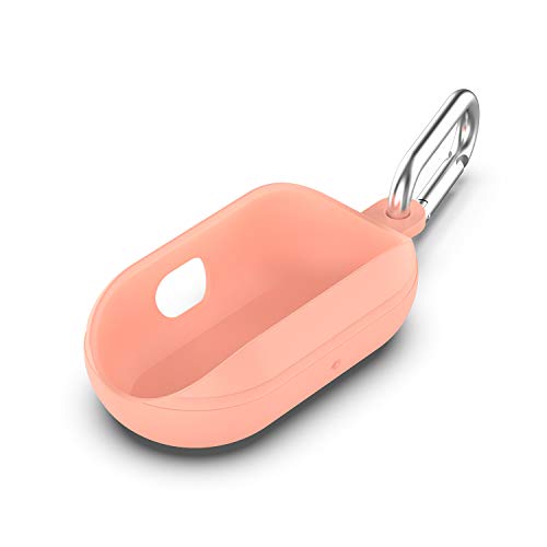 Andoer Capa de silicone macia compatível com capa de fone de ouvido Galaxy Buds com gancho flexível