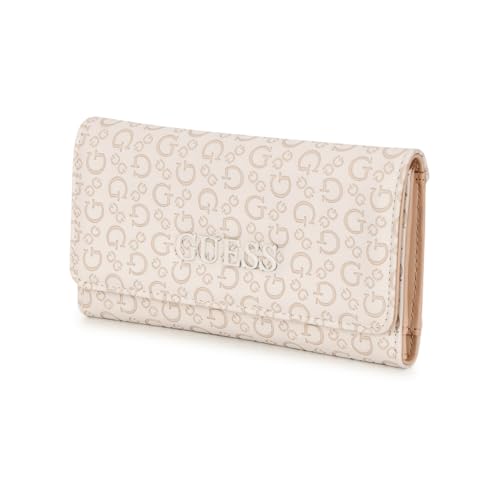Image of Guess Women Beige Printed Wallet