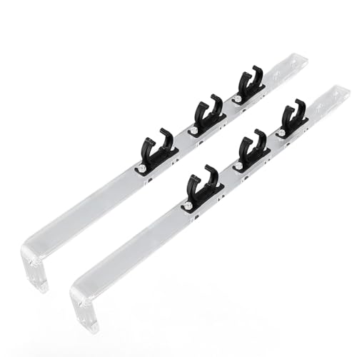 Soporte de luz de acuario ajustable con dos piezas de acrílico 4