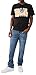 True Religion Men's SS High Density Tee, Jet Black, L