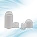 4Pcs 50mL Empty Refillable Roll-on Bottle White Plastic Anti-perspirant Roller Bottles Leak-Proof DIY Deodorant Container with Roller Ball