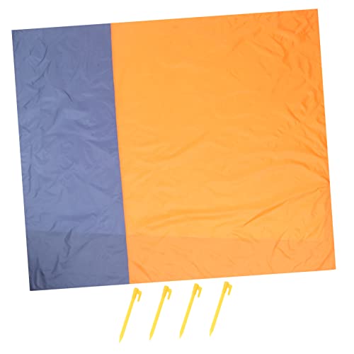 GANAZONO 1pc Outdoor Beach Mat Picnic Blankets Picnic Mat Ground Mat Outdoor Mat Beach Picnic Blanket Beach Blanket Outdoor Cushion Beach Cushion Picnic Pad Orange Waterproof Polyester