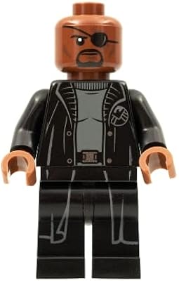 LEGO Marvel Super Heroes Nick Fury Sweater + Trenchcoat Minifigure from 76153 (Bagged)