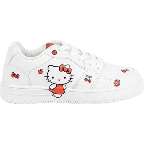 CERDÁ Life's Little Moments Mixte Hello Kitty PVC Trainers, White, 33 EU