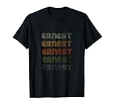 Love Heart Ernest Tee Grunge/Vintage Style Black Ernest T-Shirt