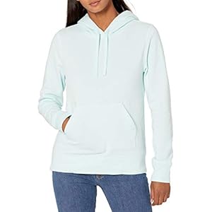 Amazon Essentials Women’s Regular-Fit Brushed Back Fleece Pullover Hoodie (Available in Plus Size)