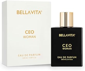 Bella Vita Luxury CEO Woman | Long Lasting Eau De Parfum 100ml Perfume | With Bergamot, Tonka & Vanilla | Premium, Woody & Fruity Fragrance Scent for Women
