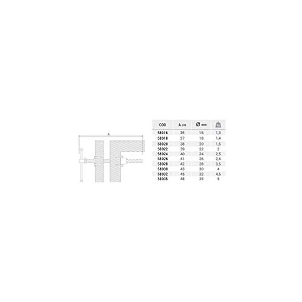 Piher Serre-joint Bancho Carpentier 18 mm Rouge