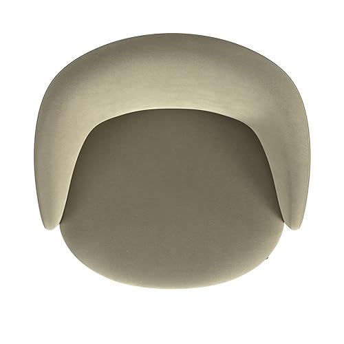 Sillón acolchonado moderno beige miniatura 6