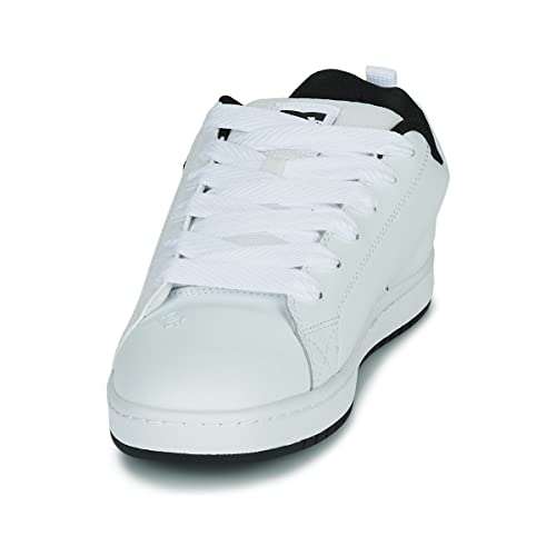 DC Shoes DC Shoes Men's Court Graffik SE Fashion Trainer, White Black Black, 12.5