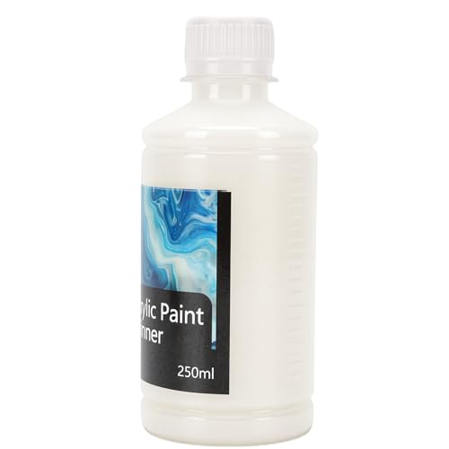 Diluyente de pintura acrílica y mejorador de flujo de 250ml para manualidades y bellas artes 2