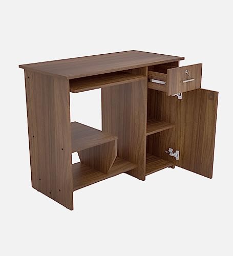 Image of COUCH CULTURE Relish Engineered Wood Study Table | Multi-Purpose Study Table | Computer Table for Students | Office Table with Drawers | Desk for Work from Home | 1 Year Warranty - Leon Teak