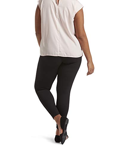 No Nonsense Women's Classic Indigo Denim Jean Leggings, Black, Extra Large #TOP1