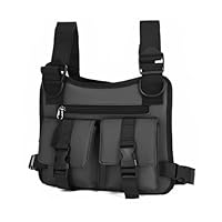 Amazon | チェストバッグ タクティカルベスト 胸・背中両用