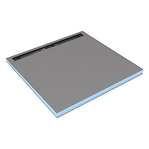 Receveur rectangle Wedi Fundo Riolito Neo écoulement linéaire 1200x1000x50mm