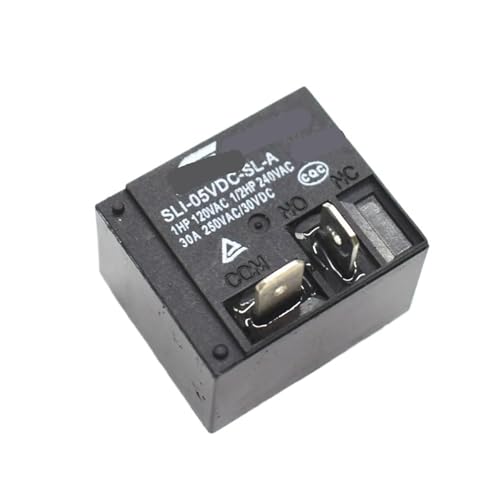 Relé de potencia de 30A tipo HF2160 para sustituir componentes quemados en fuentes