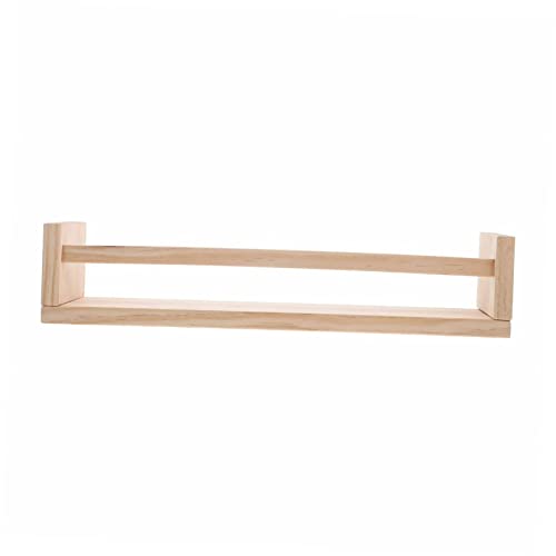 Garneck Estante Flotante De Madera Multifunción Rejilla De Pared Balda Decorativa para Hogar