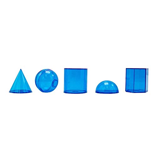Hand2Mind 29035P Blue Power Geometric Solids thumb #1