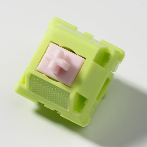 Image of OOCTPK Chilkey Sprout Green Tactile Switches Keyboard Switch for Mechanical Gaming Keyboard, 5 Pin Pre-Lubed Keyboard Switches with POM Housing UPE Stem for Mechanical Gaming Keyboard (35pcs)