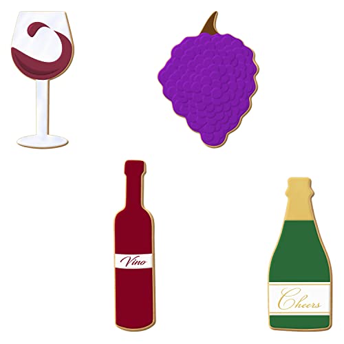 Foose HS0534 Cookie Cutters Wine Tasting Cookie Cutter 4 Pc Set thumb #1