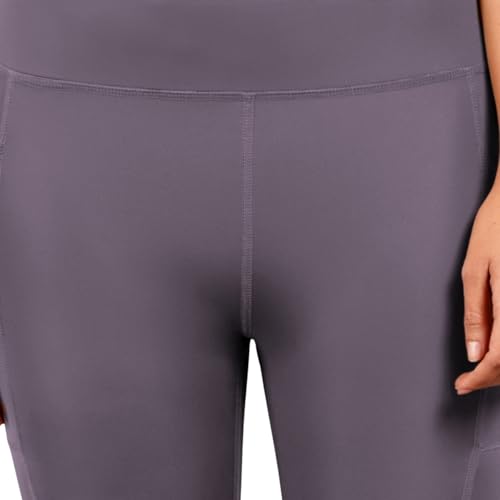 Image of NINQ high Waist Women Gym Compression Pants for Workout with Pocket, Yoga & Exercise, Active Wear Legging Sports Tights Trousers with Comfortable Fit for Running, Jogging & Training