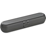 Koziol KLIKK Besteck-Etui ohne Besteck, Besteckbox to go, Outdoor Besteck-Behälter für Camping, Wiederverwendbare Besteck-Verpackung, Bestecktasche, Besteckdose, Nature ash Grey