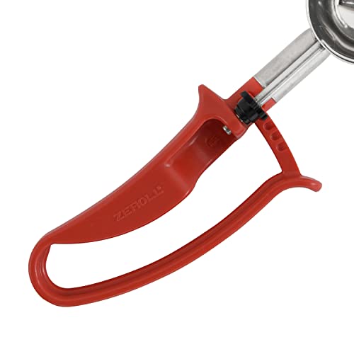 Zeroll Universal Standard Length Ez Disher Food Portion Control Scoop Designed For Right Or Left Hand Use Dishwasher Safe Nsf Approved, 2-Inch, Red #TOP1