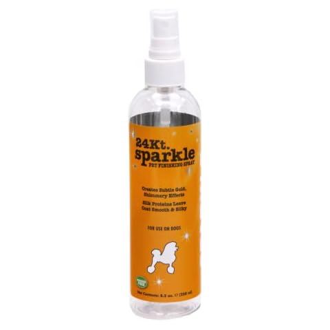 Showseason® (24 kt. Gold Sparkle Spray 8.5 oz. | Unscented | Paraben and Cruelty Free | Biodegradable and Non-Toxic | Made in The USA Cover