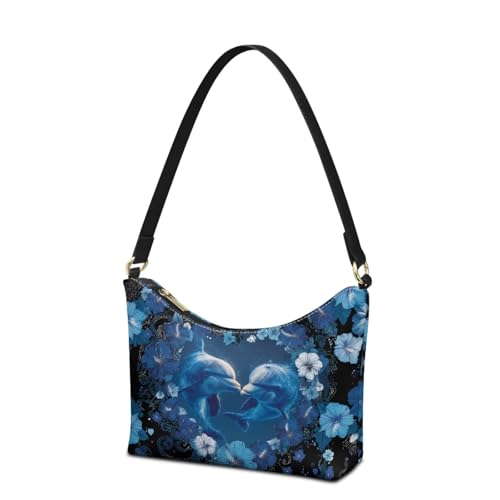 Image of Handbag for Women Leather Underam Shoulder Bag with Zipper Fashion Work Purse Waterproof Travel Wallet