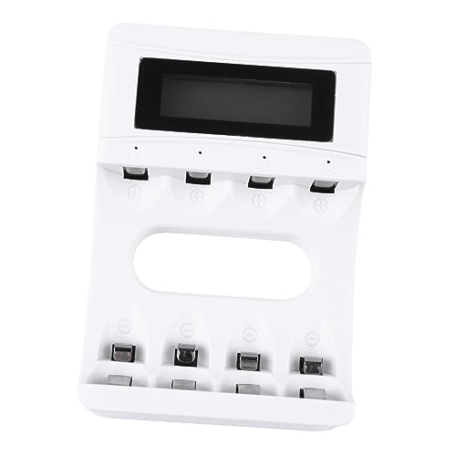 Mipcase Caricabatterie Per Pile Ricaricabili Caricabatterie Lcd Alloggiamenti Protezione Da Sovraccarico e Scarica Eccessiva