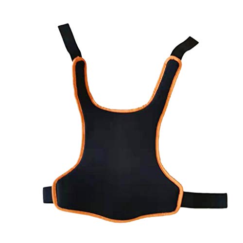 Lioobo colete protetor de peito para andar de bicicleta, protetor de costas, protetor esportivo para