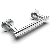 RARXTR Polished Finish Toilet Paper Holder SUS304 Stainless Steel Double Post Pivoting Toilet Pap...