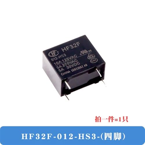 Relais HF32F-012-HS3 12VDC 5A | Composant électronique de commutation pas cher - 2