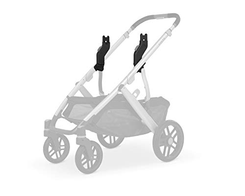 Uppababy Vista V2 Stroller- Greyson (Charcoal Melange/Carbon/Saddle Leather) + Upper Adapters + Rumbleseat V2- Greyson (Charcoal Melange/Carbon/Saddle Leather) #TOP6