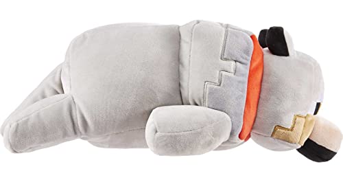 Minecraft Plush Wolf 12-Inch Stuffed Animal Figure, Floppy Soft Doll Inspired By Video Game Character, Collectible Toy #TOP3
