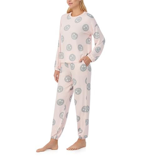 kate spade new york Pajamas for Women 2 Piece Set, Cozy Cotton Blend Sweater Knit Long Sleeve and Pant Lounge Set2