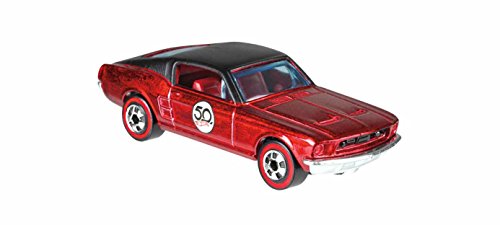 Image of Hot Wheels 50th Anniversary Redline Series 1 /64 Diecast Metal Cars with Button (Multicolour) -Set of 5