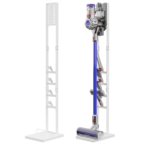 OUTBROS Support d'aspirateur, Porte-Aspirateur en Métal Organisateur Compatible pour Dyson Gen5 V15 V12 V11 V10 V8 V7 V6 Accessoires, Aucun perçage mural...