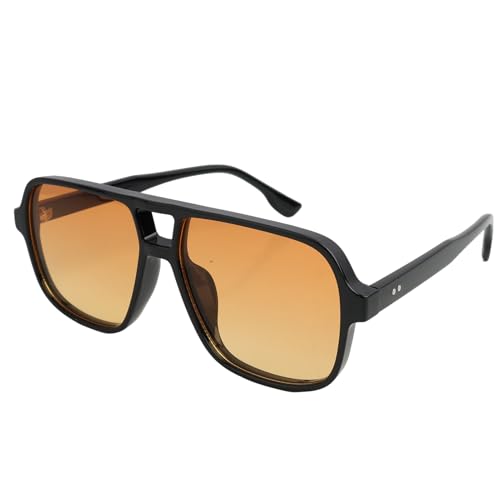 SopwMap Gafas de Sol Retro de Piloto para Mujer y Hombre, Diseño Clásico Oversize con Doble Puente, Protección UV400 para Uso Diario y Viajes, Elegantes y Duraderas