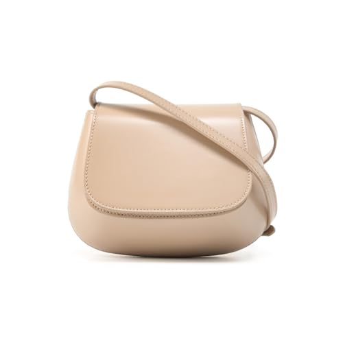Image of MFFOR Small Crossbody Bags, Leather Purses for Women, Cross Body Purse | Genuine leather, 8.2*3.1*6.2inch, Magnetic clasp, Adjustable strap, Solid color, Sleek design