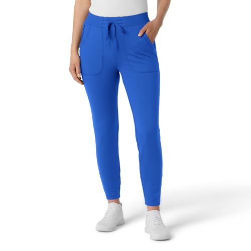 Wink Renew Knit Women's Track Scrub Pant - Royal, 2X