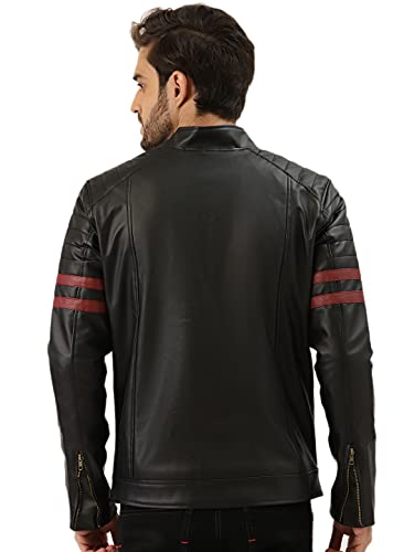 Image of Leather Retail Men Jacket Biker Jacket