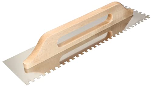 KOTARBAU® Cazzuola dentata in acciaio inox, 480