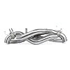 APR CBK0054 Catback Exhaust System - T304 Stainless Steel - Quad Exit - Kit
