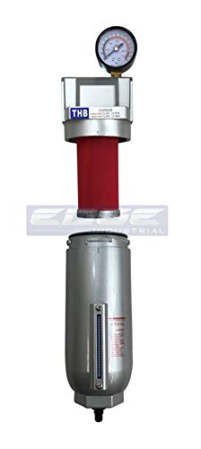HEAVY DUTY INDUSTRIAL GRADE COALESCING FILTER WITH 0.01u MICRON ELEMENT, METAL BOWL, REMOVES 99.98% MOISTURE, VAPOR AND OIL FROM COMPRESSED AIR LINES, AUTO DRAIN (3/4" NPT, 11oz) - Thumbnail 4